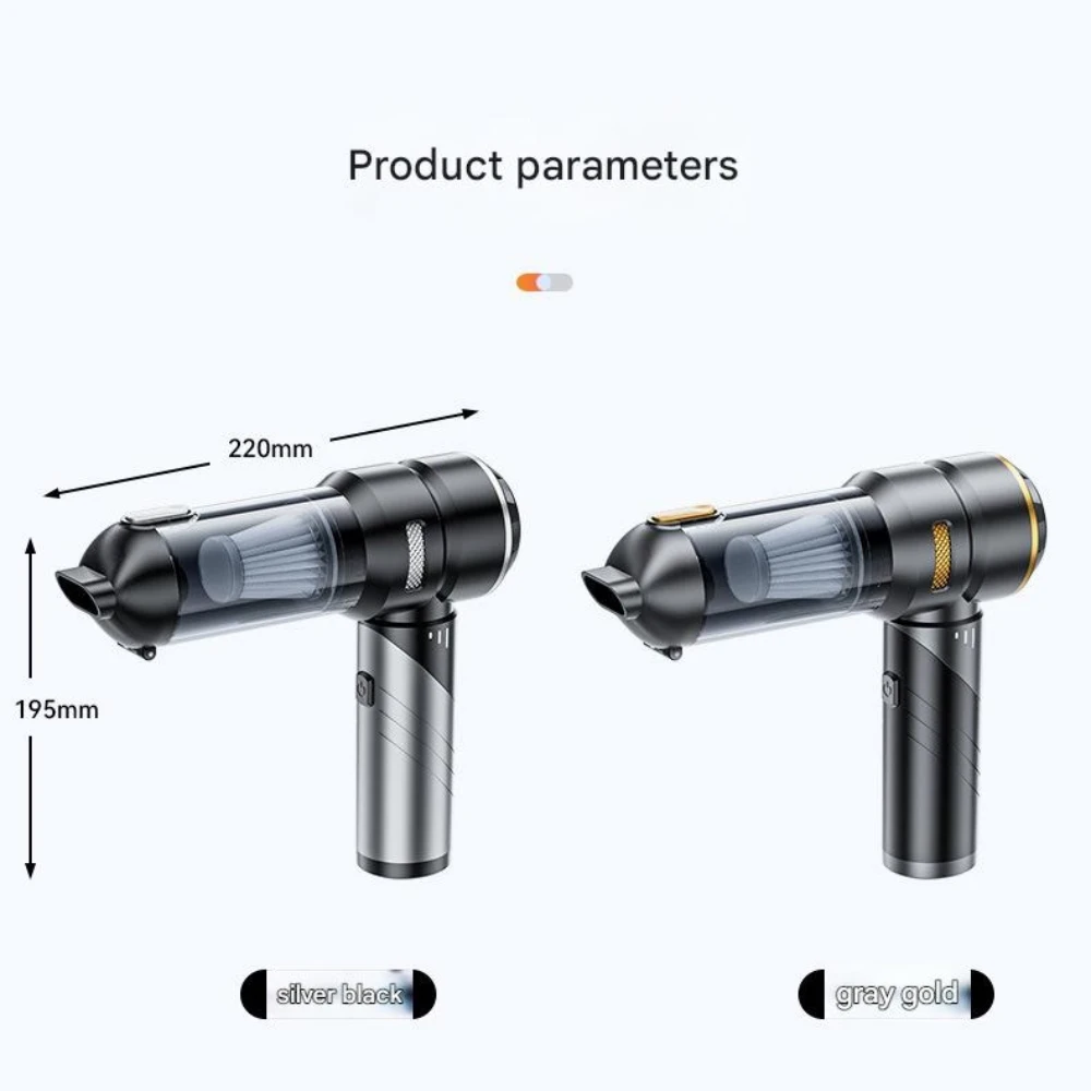 Handheld Mini Wireless Electric Car Vacuum Cleaner with 18000Pa Suction Rechargeable Type-C Charging Portable Household Use - view 5