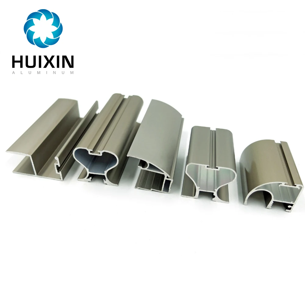 Champagne Color Aluminium Wardrobe Profile for Rail