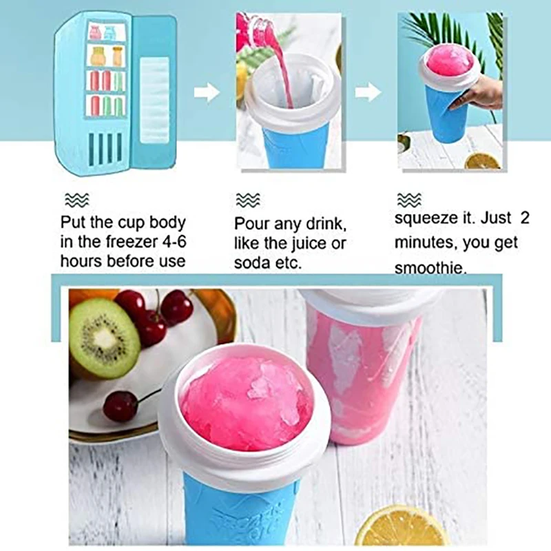 eco-friendly plastic ice cream squeeze cup