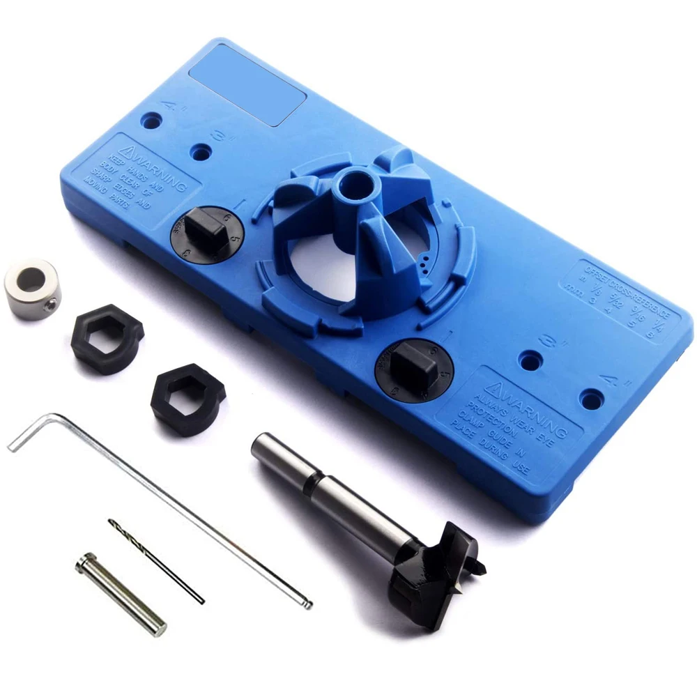 35mm Concealed Hinge Jig Kit Cup Style Hinge Jig Boring Hole Drill