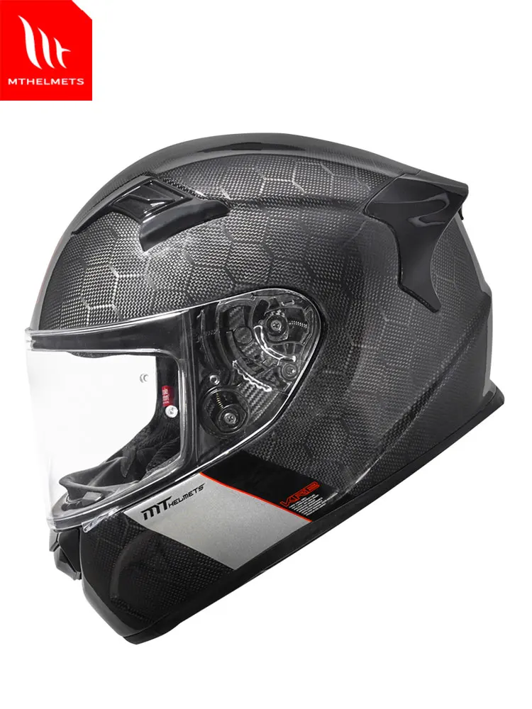 MT Branded KRE Carbon Fiber Snake Decals Motorcycle Helmets