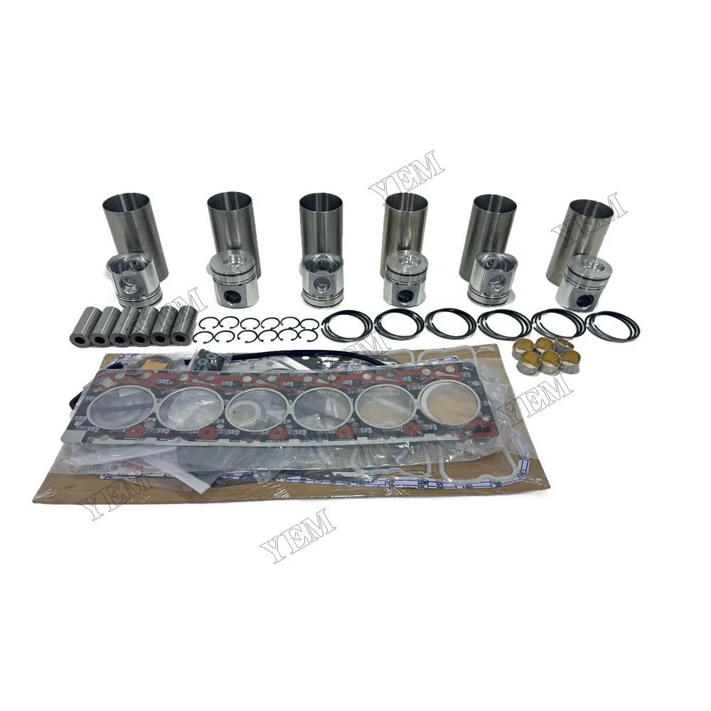 Overhaul Kit With Gasket Set Compatible for Komatsu 6D102 Engine Spare Parts 2