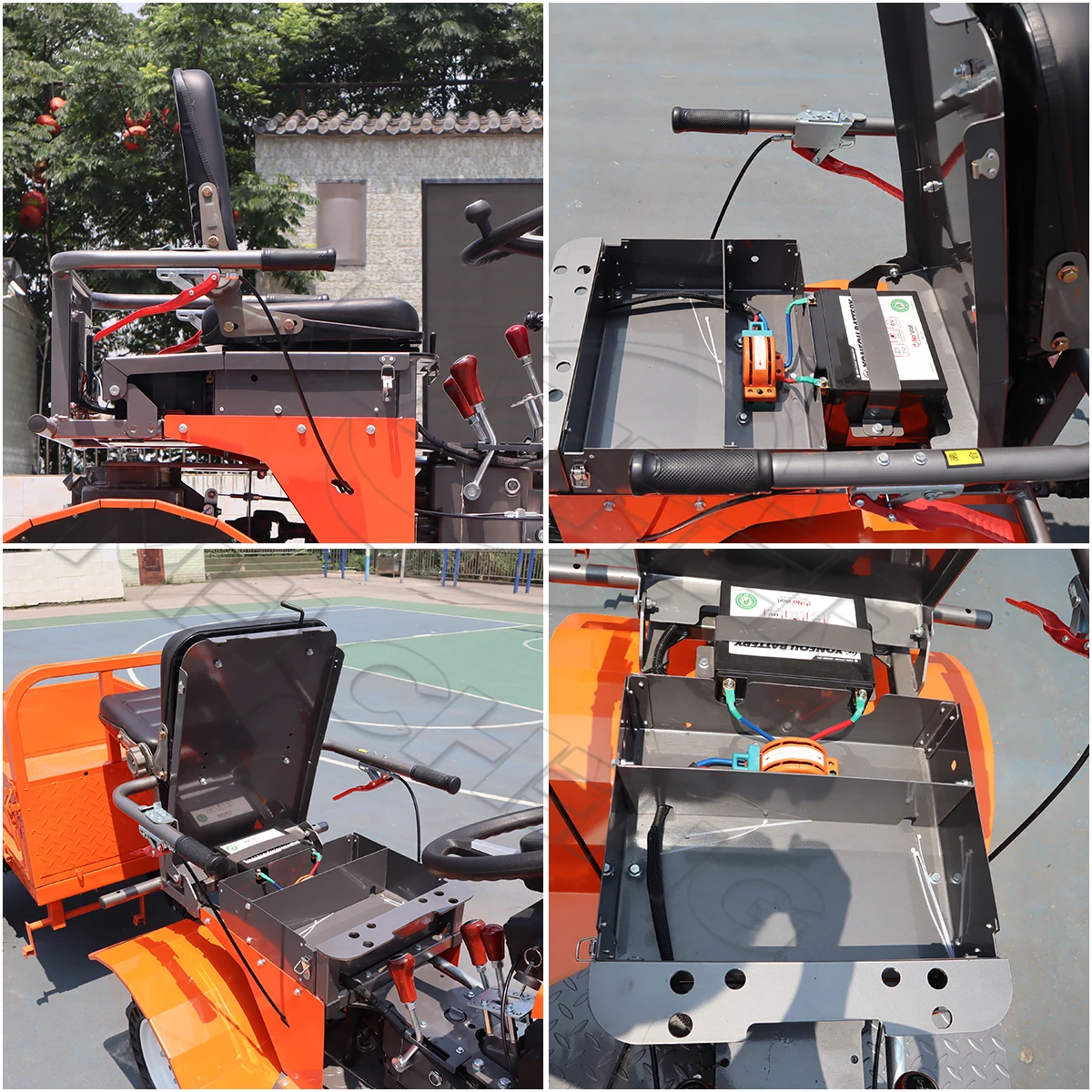 product kather agricultural machinery diesel engine ride on cultivator microtrator 9hp 13hp 15hp mini motoculteur 4wd ride on tiller-9