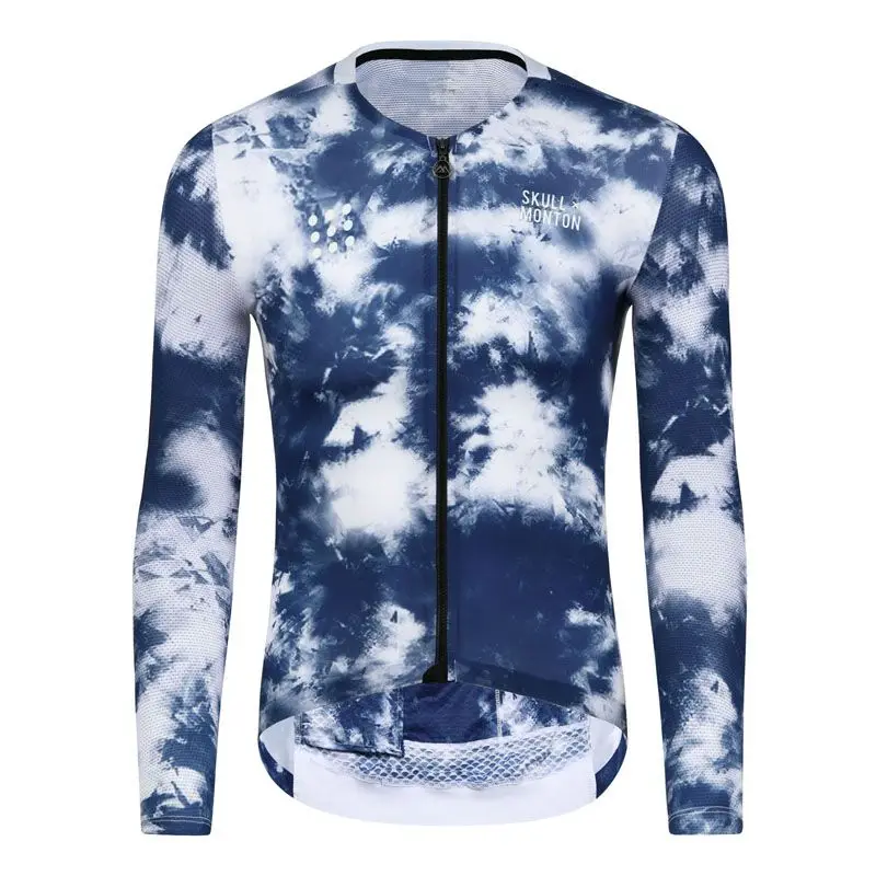 MONTON Men's Summer Lightweight Long Sleeve Cycling Jersey