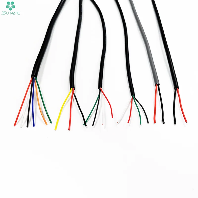 卸売VW-1 80C 300V Awm2464電気ケーブル2C 3C 4C 5C 6C