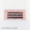 3 Line - SE 09-Black Hair-Clear Glue
