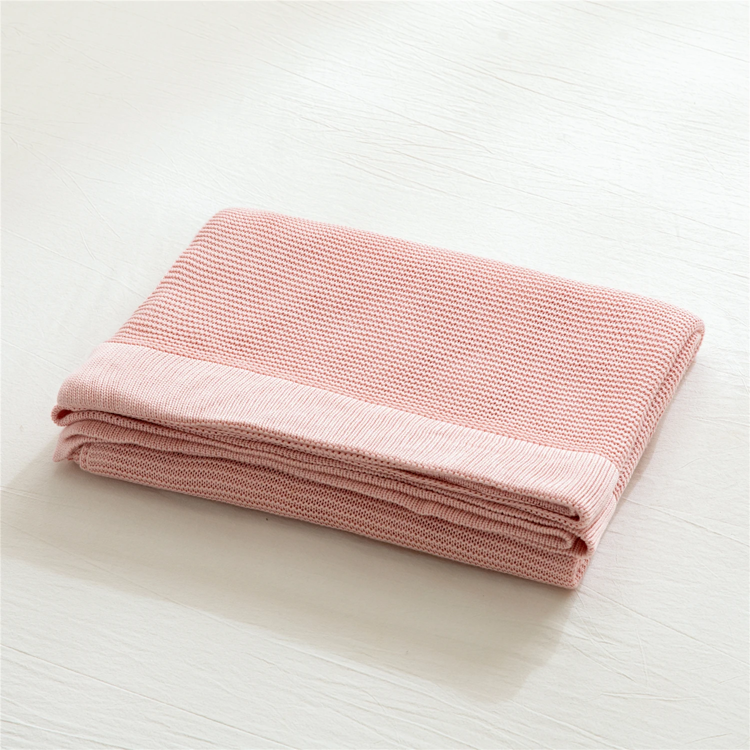 Super Cozy Accept Custom Cool 100% Bamboo Fiber Knitted  Blanket For Summer Home Decoration  Office  Travel SDL supplier