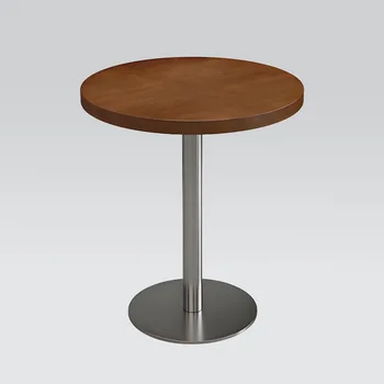 Customized Simple Leisure Area Table Chair for Dining Light Luxury Negotiation Restaurant Use for Cafe Milk Tea Shop Dessert