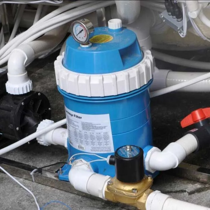 China Swimming Pool Cartridge Filter Filter Cartridge Housing CF25 Polyester Fiber Paper Core Cylinder Filter