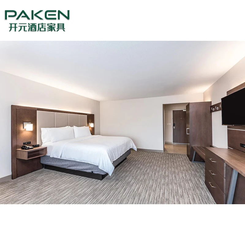 Wholesale Holiday Inn Express Hotel Furniture Suites Wooden Bed Frame