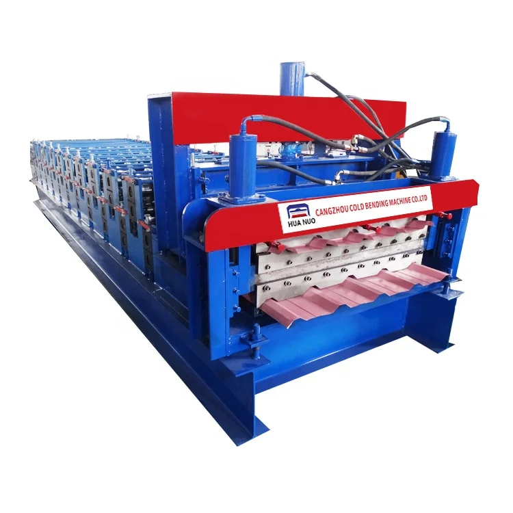 Rib Type Sheet Customized Ibr Corrugated Roof  Rolling Forming Tile Making Machine