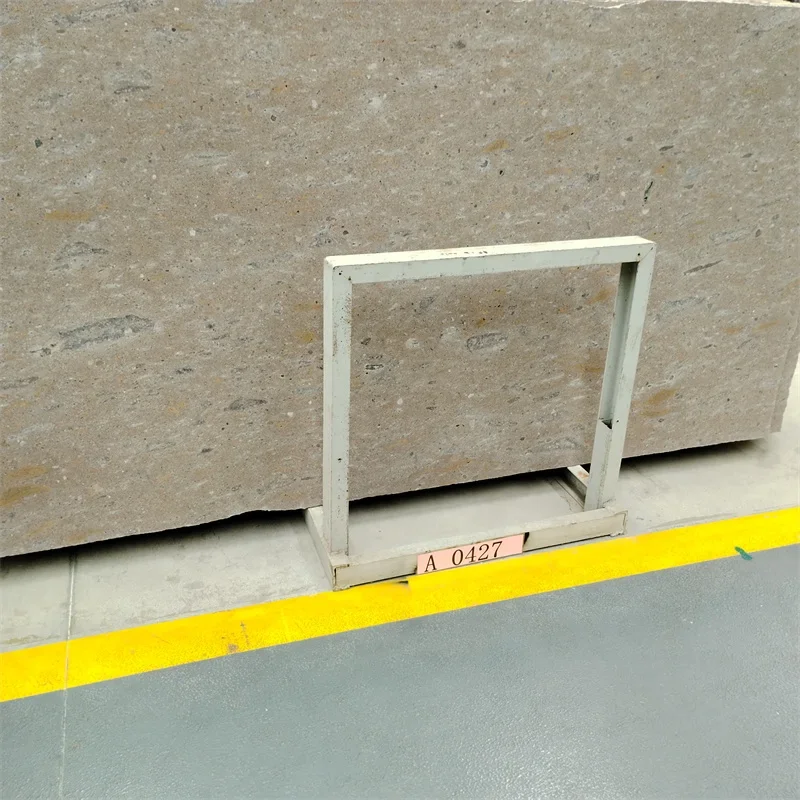 Slab ta' marmur ċiniż oranġjo immaġinat u tilel għall-banju mis-Sinja, għall-art, għall-dekorazzjoni tal-forn tal-ġebel