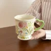 Floral goblet-green