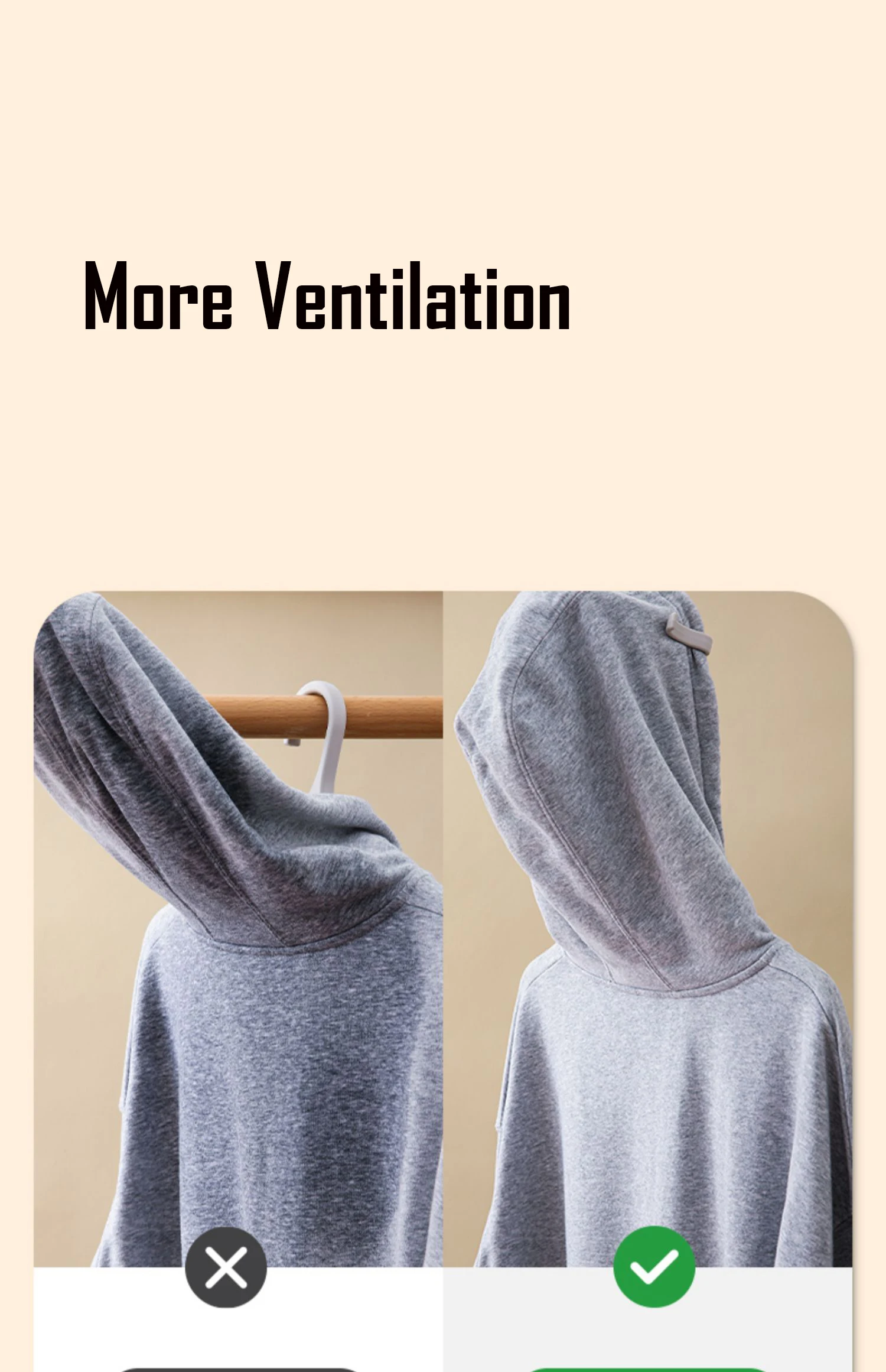 SOLELY Factory's Hot sale Multifunctional Collapsible Turtleneck Shirt Hanging Rack Wardrobe Balcony Bathroom Living room