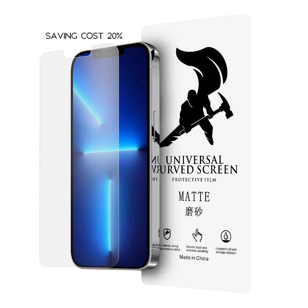 Oem Tpu Sheets Soft Hydrogel Films Hd Anti-Blue Light Matte Screen Protector Pelicula De Hidrogel for Cell Phone Tablets