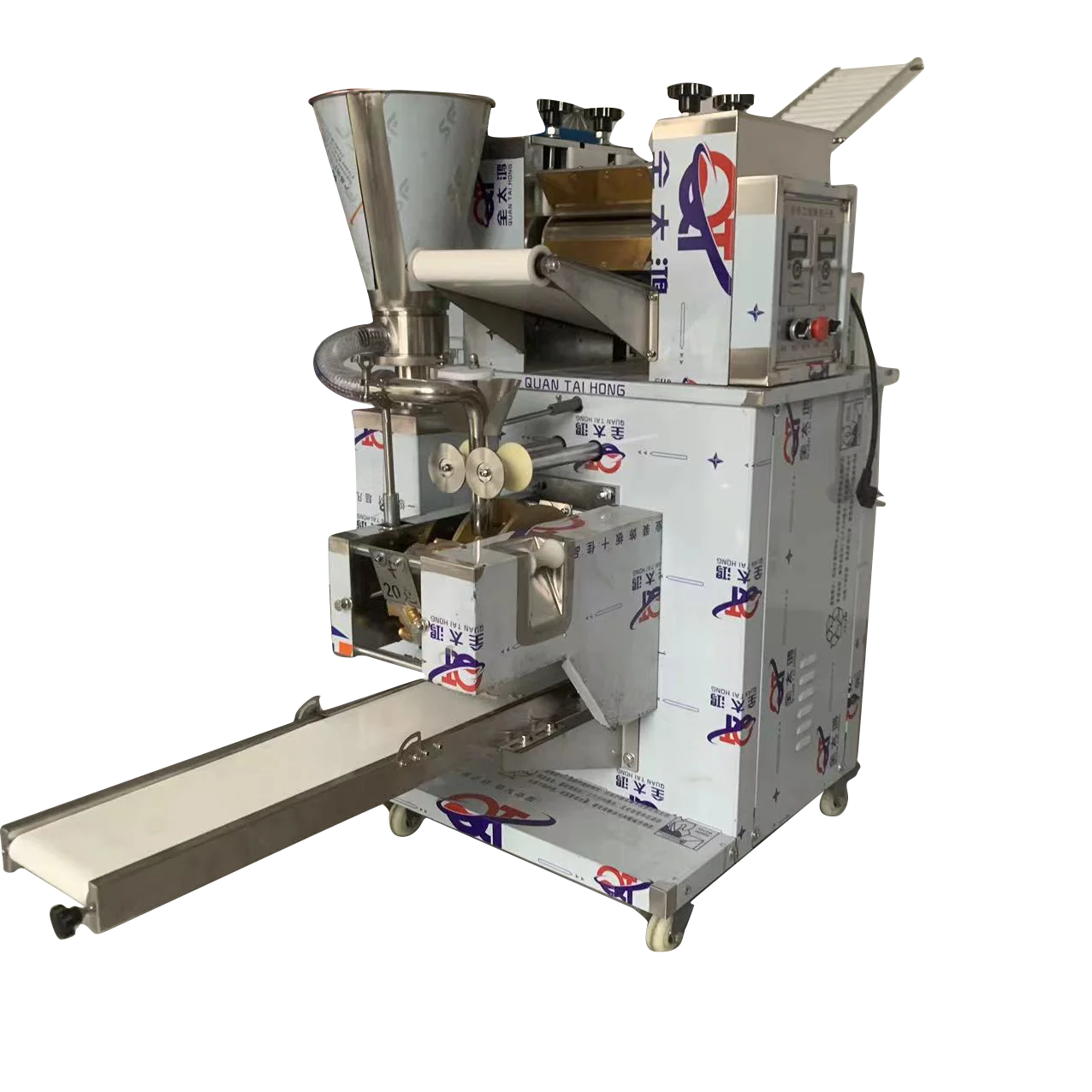 Hot Selling Dumpling Machine Maker,  Factory Supply Dumpling Production Machine, Large Capacity Industrial Dumpling Machine