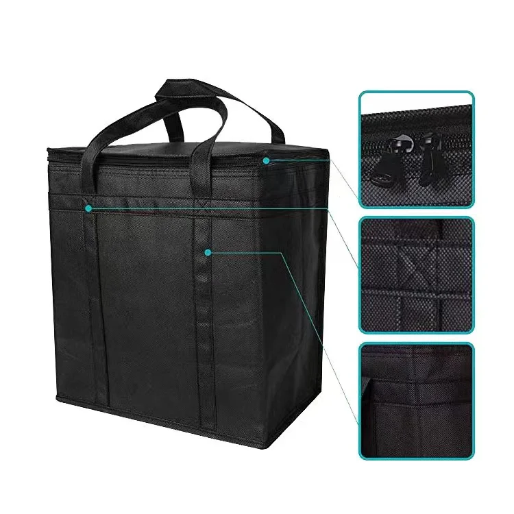 Promotional Non Woven Insulated Outdoor Picnic Food Cooler Bag Custom ...