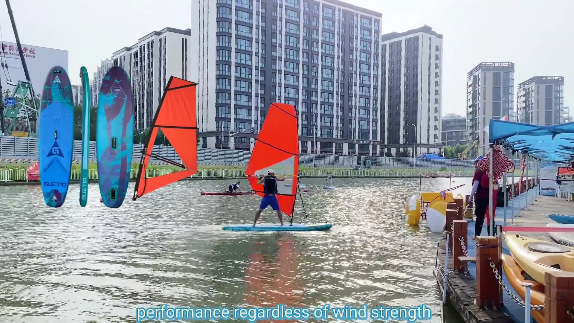 Windsurf Paddle Board Inflatable Paddleboard Sup Paddle Surfing