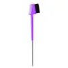 Steel needle eyebrow brush purple