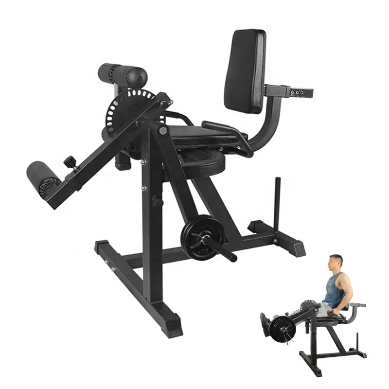 Rotary leg extension and curl online machine