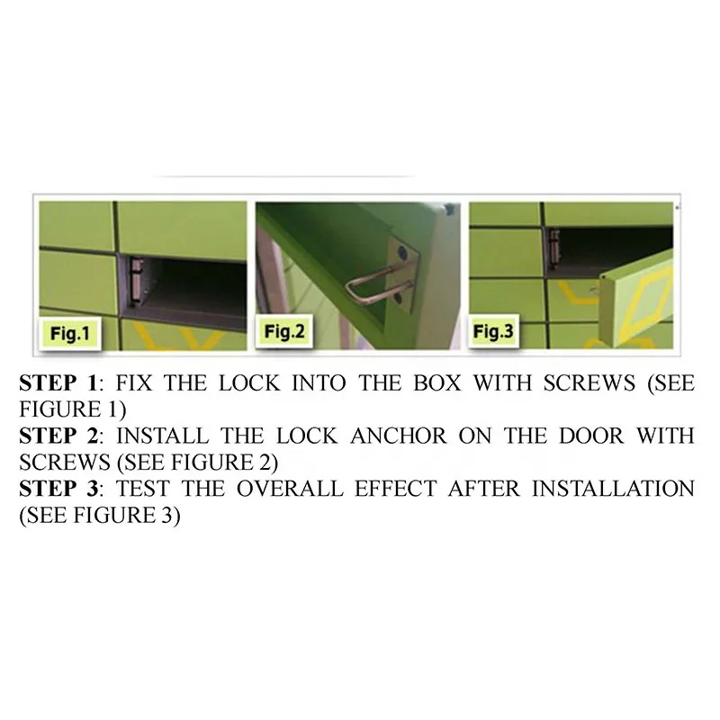 Self-Defense Electric Shock Electronic Mailbox Lock Product Category Lock Cylinders