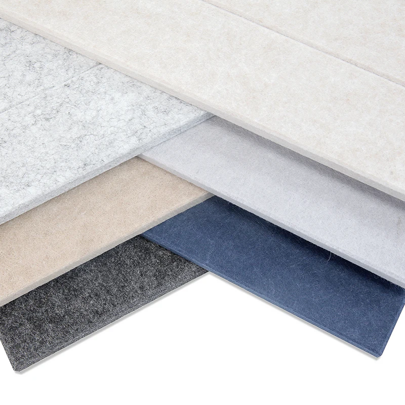 flame retardant sound insulation Soundproofing Material  100% polyester fiber  Acoustic Panel