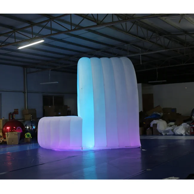 LED Lighting Inflatable DJ Booth / Inflatable Drink Bar Tent / Inflatable Service Desk for Party/Wedding