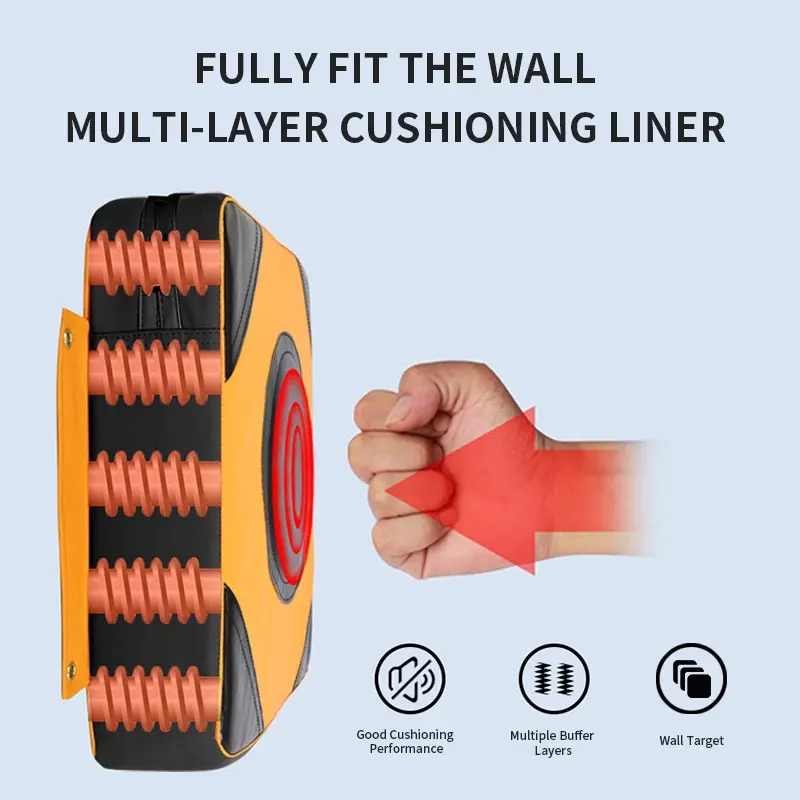 Details about   Wall Punching Pad Faux Leather Boxing Punch Target Training Sandbag Sports Dummy 