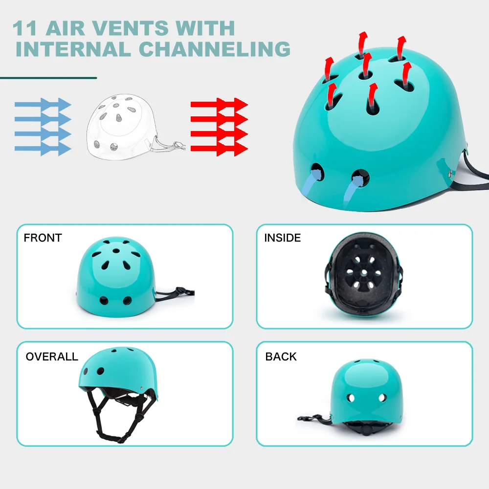 Sg Ce Certificated Skateboard Helmet Outdoor Road Bicycle Helmet Sports