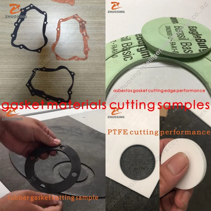 CNC Oscillating Cutting Machine for Rubber Sheet Foam Rubber NBR Cork EPDM Gasket Conveyor Belt Rubber Gasket Cutting Machine