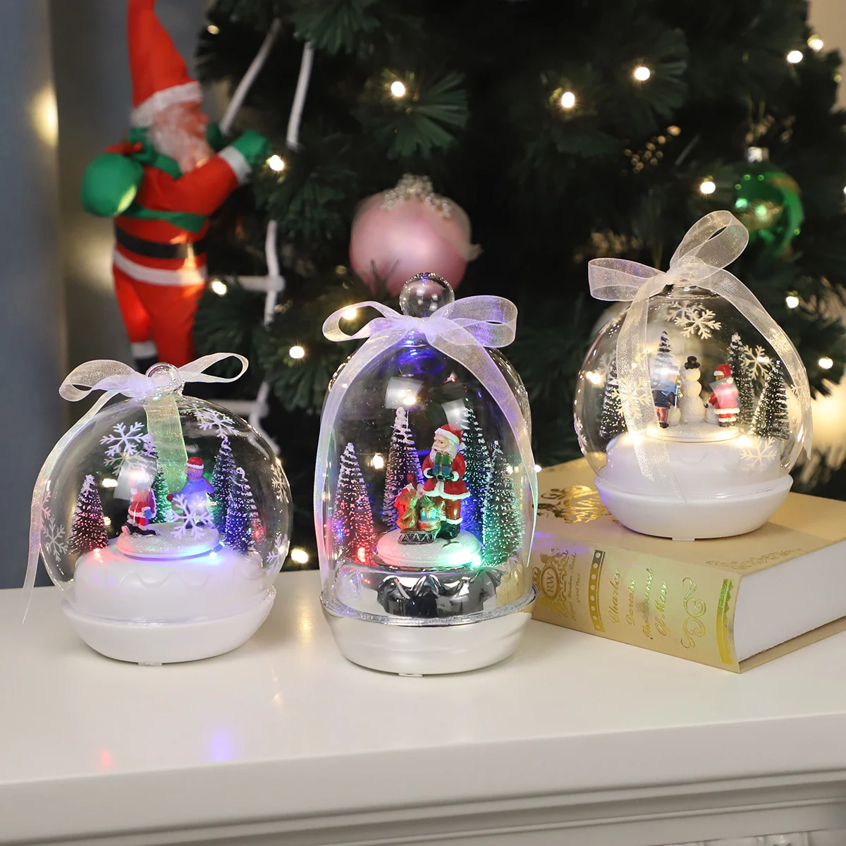 wholesale glass christmas ball white glass christmas ball handicraft ornaments xmas balls decoration