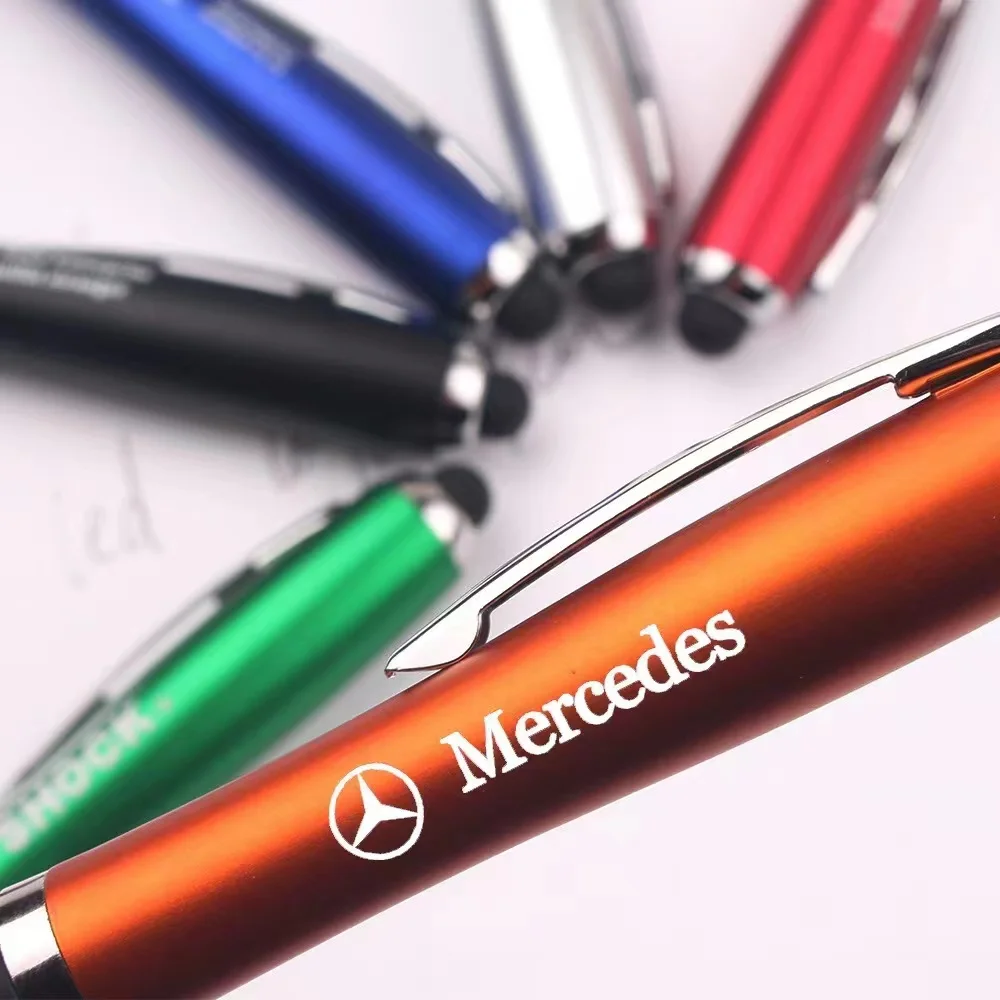 High Quality Promotion Custom Laser Logo Light Up Logo Ballpoint Pen