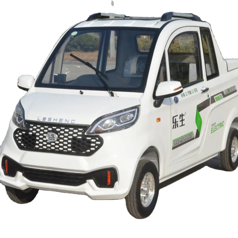 2022 LESENG RHD Right Side Steering Wheel Lesheng Strong Feature Electric Car Pickup P2 With Big Power Electric Car