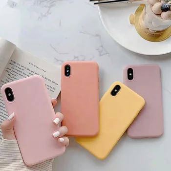 2020 High Quality Phone Silicone Case For Apple iPhone se 11 pro max 5 5s 5c 6s 6 7 8 x xr xs plus Cell Phone Case Customized