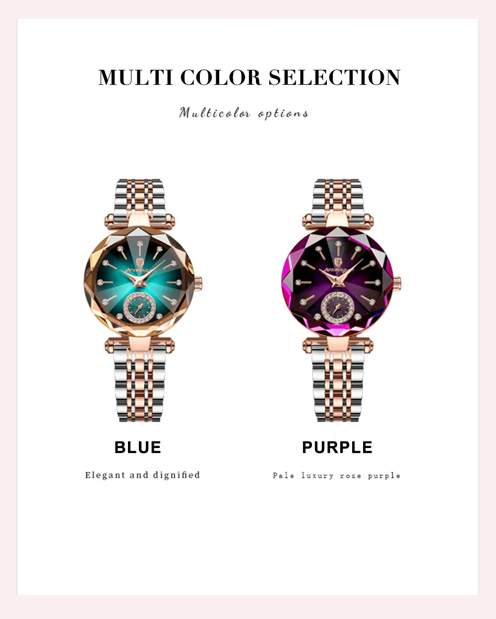 Poedagar 719 Women's Quartz Watch Reloj Mujer Woman Relojes Femeninos Fashion Temperament Small and Delicate Waterproof Watch