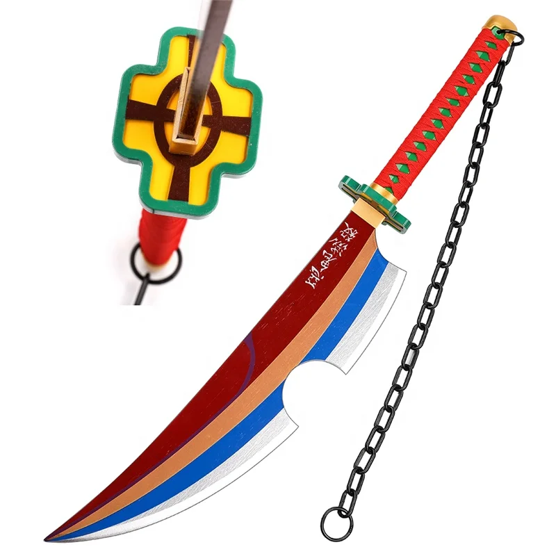Demon Slayer Tengen Uzui Nichirin Blade Wooden Sword