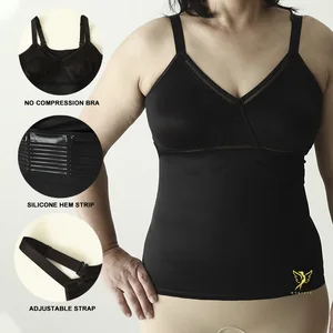 Hygieia Custom Women Spaghetti Strap Shaper Tank Tops Compression Camisole V Neck 2026 Shapewear Slim Fit Tank Tops for Women