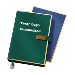 Custom A5/B5 Office Journal PU Leather Business Notebook Gift Box Set with Logo