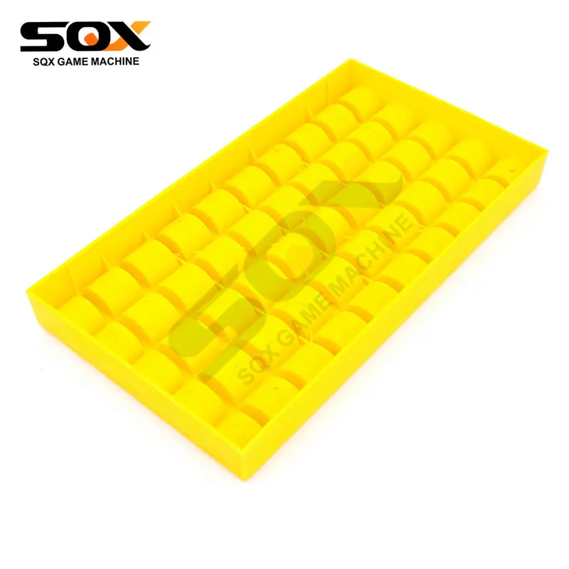 Machine Money Box Square Plastic square Plastic Coin Tray Token Game Machine Coin Box 500 Pcs ...