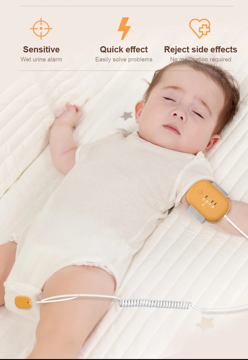 Bedwetting Enuresis Alarm With Loud Sound And Strong Vibration For Boys
