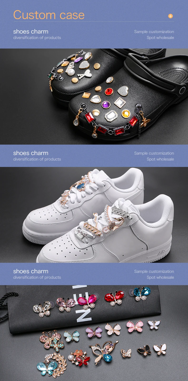 Custom Logo Shoes Decorations Charms Charms Mexico Charms For