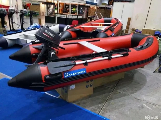 10.8ft 3.3m Aluminum Floor Inflatable Pvc Fishing Boat Inflatable Boat