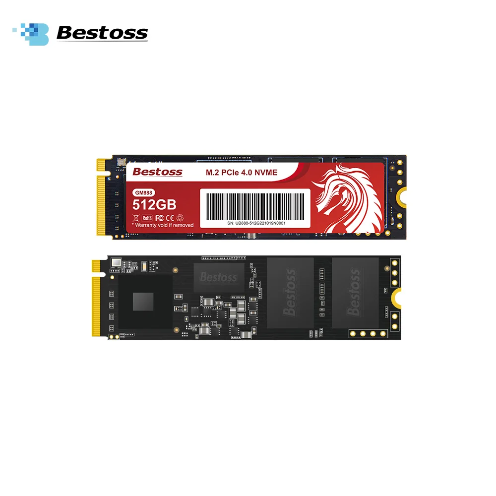 BESTOSS High Speed Solid State Hard Disk 512GB 1TB 2 TB PCIE Gen4 NVME M2 SSD