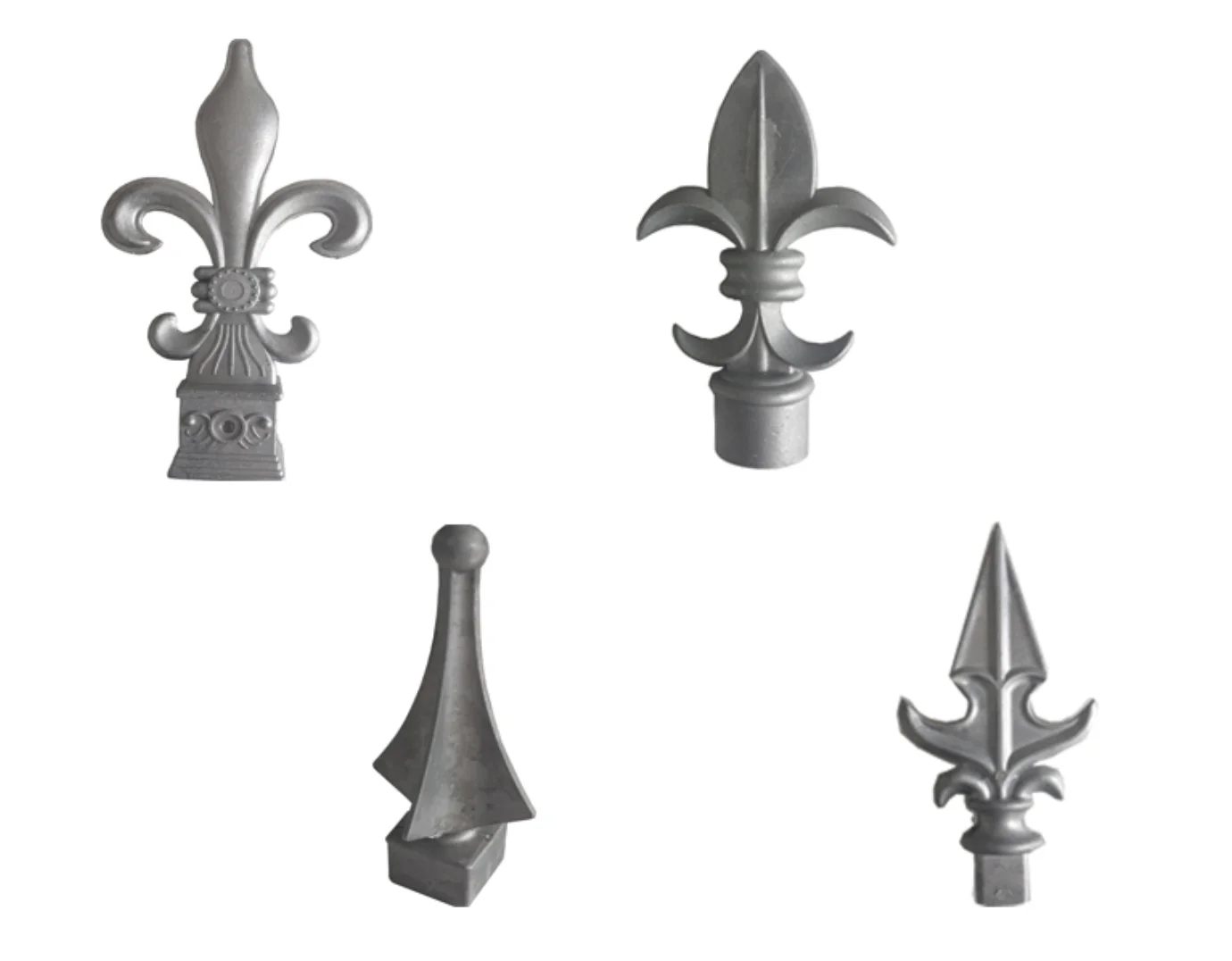 High Quality Powder Coating Cast Aluminum Finials For Aluminum Fence