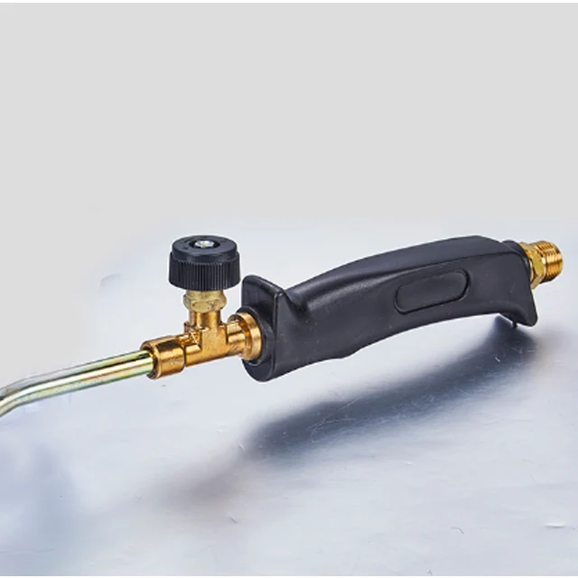 LPG Gas Blow Torch Brazing Torch Flame Gun Propane Torch Kit with Hose Brass Nozzles