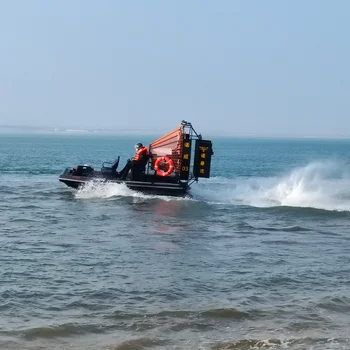 CHEERY Inboard Engine Work Boat Soft-bottom Hovercraft Amphibious Multi-purpose Emergency Rescue Vessel 0.8T Load Capacity – Soft Lure – view 3