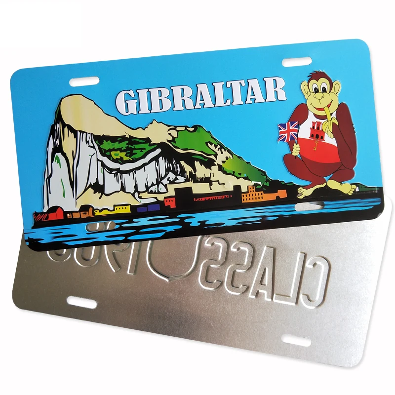 Цветной оцинкованный автомобильный номерной знак для грузовика, знаменитости, Бог, Сида, США