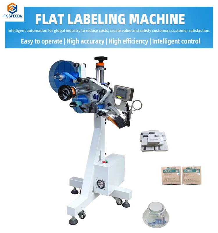 High Quality Flat Applicator Labeling Machine for Food Beverage ...