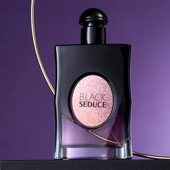Wholesale Customized Black 100ml Luxury Long-Lasting Floral Scent Spray Dubai Arab Lady Perfume