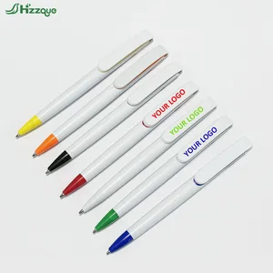 Wholesale Promotional Multicolor 1.0mm Sports Ballpoint Pen Set Custom with Logo Plastic Ballpoint Pens